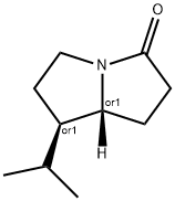 3H-Pyrrolizin-3-one,hexahydro-7-(1-methylethyl)-,cis-(9CI) Structure