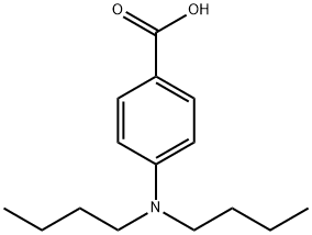 4-(dibutylamino)benzoic acid 化学構造式