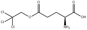 L-谷氨酸-Γ-(2,2,2-三氯乙基)酯 结构式