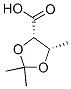 1,3-Dioxolane-4-carboxylicacid,2,2,5-trimethyl-,cis-(9CI) Structure