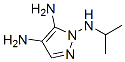 1H-Pyrazole-1,4,5-triamine,  N1-(1-methylethyl)- Structure