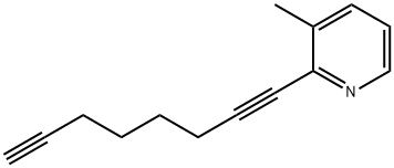 3-methyl-2-(octa-1,7-diynyl)pyridine Structure