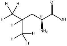 L-亮氨酸-异丙基-D7, 92751-17-2, 结构式