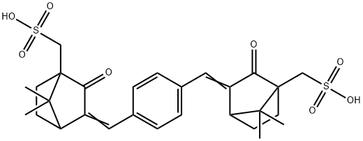 テレフタリリデンジカンフルスルホン酸 化学構造式