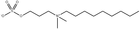 N,N-二甲基-N-[3-(磺酸氧基)丙基]-1-壬烷氢氧化铵内盐, 92764-21-1, 结构式