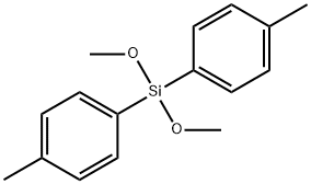 ジメトキシジ-p-トリルシラン 化学構造式