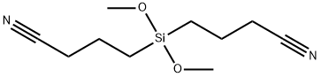BIS(3-CYANOPROPYL)DIMETHOXYSILANE 化学構造式