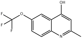 2-Methyl-6-trifluoromethoxyquinolin-4-ol Structure