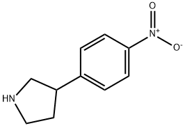 3-(4-硝基苯基)吡咯烷, 927802-85-5, 结构式
