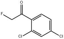 Ethanone, 1-(2,4-dichlorophenyl)-2-fluoro- (9CI) Structure