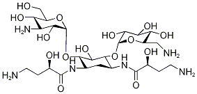 1,3-ジ-HABAカナマイシンA 化学構造式