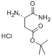 H-ASP(OTBU)-NH2塩酸塩 化学構造式