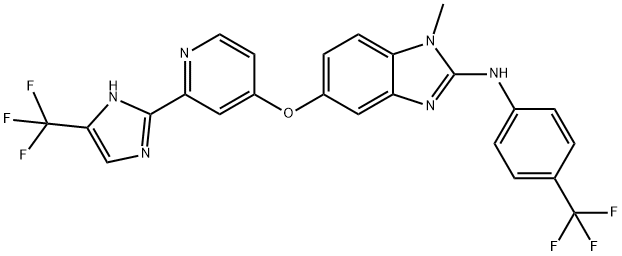 RAF265 结构式