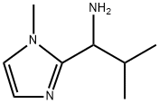 [2-甲基-1-(1-甲基-1H-咪唑基-2-基)丙基]胺, 927986-27-4, 结构式