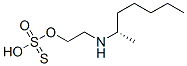 Thiosulfuric acid hydrogen S-[2-[(1-methylhexyl)amino]ethyl] ester Structure