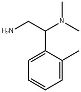 N〜1〜,N〜1〜-DIMETHYL-1-(2-METHYLPHENYL)-ETHANE-1,2-DIAMINE 化学構造式