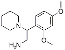2-(2,4-二甲氧基苯基)-2-(哌啶-1-基)乙-1-胺 结构式