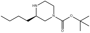 (R)-1-BOC-3-丁基哌嗪, 928025-59-6, 结构式