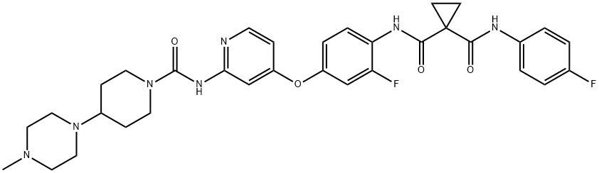 Golvatinib (E7050) Structure