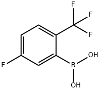 5-Fluoro-2-trifluoromethyl-phenylboronic acid Structure