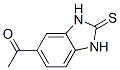 Ethanone, 1-(2,3-dihydro-2-thioxo-1H-benzimidazol-5-yl)- (9CI) Structure