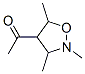 Ethanone, 1-(2,3,5-trimethyl-4-isoxazolidinyl)- (9CI) Structure