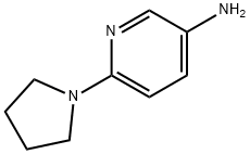 6-(1-PYRROLIDINYL)-3-PYRIDINAMINE Struktur