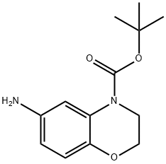 6-AMINO-2,3-DIHYDRO-BENZO[1,4]OXAZINE-4-CARBOXYLIC ACID TERT-BUTYL ESTER Structure