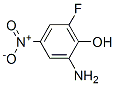 2-氨基-6-氟-4-硝基苯酚 结构式