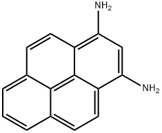 1,3-ジアミノピレン 化学構造式