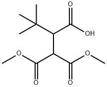 1,1,2-Ethanetricarboxylic Acid, 2-(1,1-Dimethylethyl)1,1-Dimethyl Ester Structure
