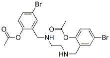 N,N'-bis(5-bromo-2-hydroxybenzyl)ethylenediamine diacetic acid Struktur