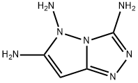 5H-Pyrazolo[5,1-c]-1,2,4-triazole-3,5,6-triamine Structure