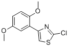 2-CHLORO-4-(2,5-DIMETHOXYPHENYL)THIAZOLE Struktur