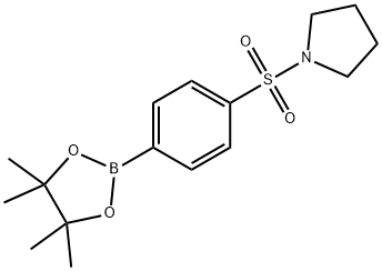 4-(PYRROLIDINE-1-SULFONYL)PHENYLBORONIC ACID, PINACOL ESTER Structure