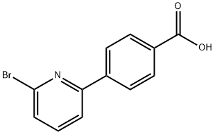 4-(6-Bromo-pyridin-2-yl)-benzoic acid Structure