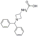 1-DiphenylMethylazetidin-3-aMine acetate 化学構造式