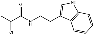 2-氯-N-[2-(1H-吲哚-3-基)乙基]丙酰胺,928713-06-8,结构式