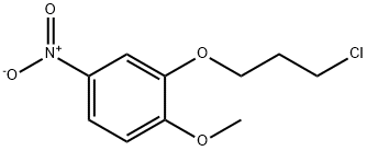 2-(3-CHLOROPROPOXY)-1-METHOXY-4-NITROBENZENE Struktur