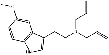N,N-Diallyl-5-methoxytryptamine Structure