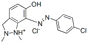 7-[(4-chlorophenyl)azo]-6-hydroxy-1,2-dimethyl-1H-indazolium chloride Structure