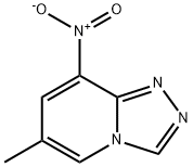 6-甲基-8-硝基-[1,2,4]三唑并[4,3-A]砒啶 结构式