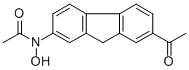 Acetamide, N-(7-acetyl-9H-fluoren-2-yl)-N-hydroxy- Structure