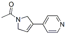 Ethanone,  1-[2,5-dihydro-3-(4-pyridinyl)-1H-pyrrol-1-yl]- Structure