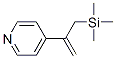 Pyridine, 4-[1-[(trimethylsilyl)methyl]ethenyl]- (9CI) Structure