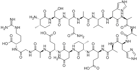 ILE-SER-GLN-ALA-VAL-HIS-ALA-ALA-HIS-ALA-GLU-ILE-ASN-GLU-ALA-GLY-ARG,92915-79-2,结构式