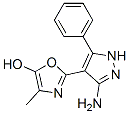 5-Oxazolol,  2-(3-amino-5-phenyl-1H-pyrazol-4-yl)-4-methyl-|