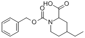 4-ETHYL-PIPERIDINE-1,2-DICARBOXYLIC ACID 1-BENZYL ESTER Struktur