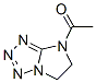4H-Imidazo[1,2-d]tetrazole, 4-acetyl-5,6-dihydro- (9CI) Structure