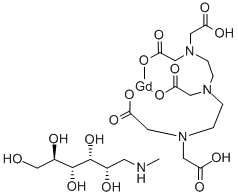 钆喷酸单葡甲胺,92923-57-4,结构式